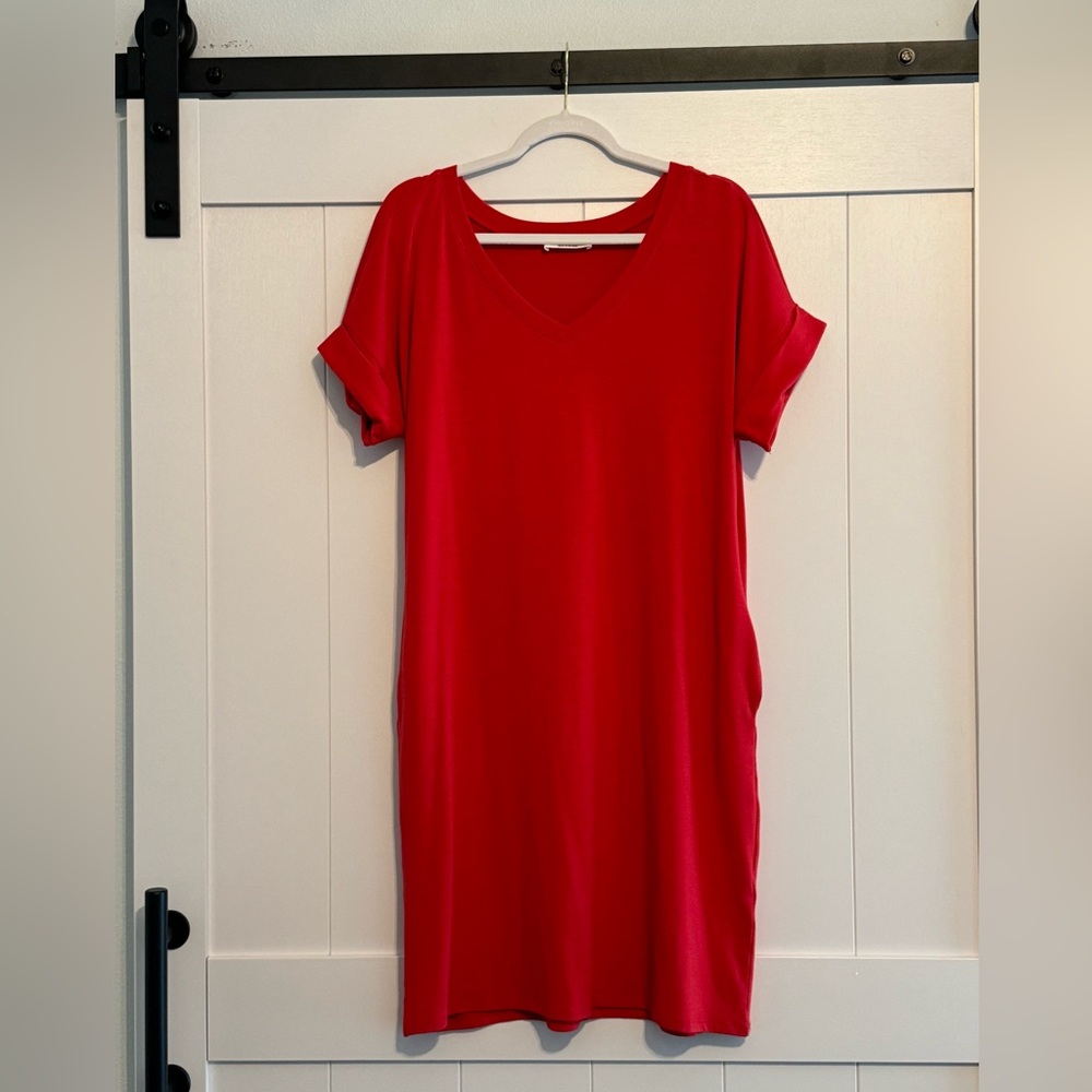 Red Midi Dress